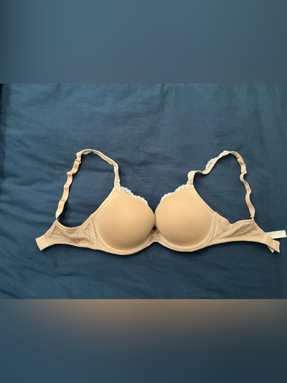Everyday Nude T-Shirt Bra with Light Lace Trim